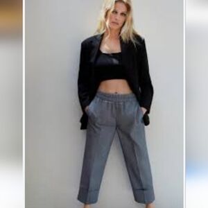 ZARA | Pull On Cropped Pants